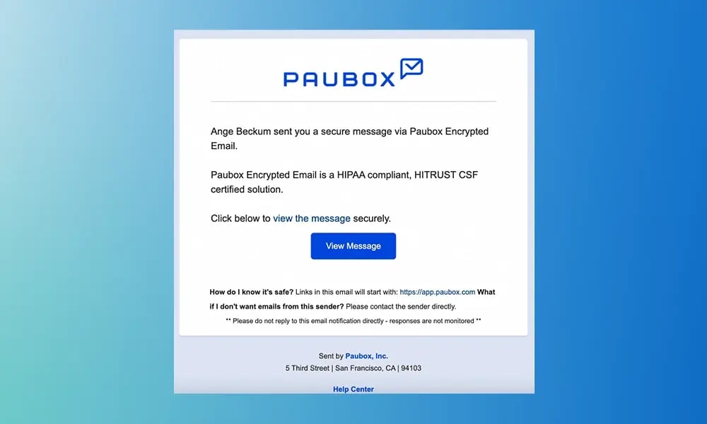 Paubox UI