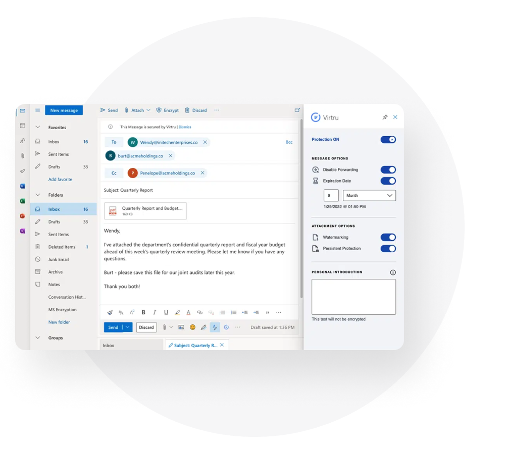 Data Encryption For Email & File Sharing | Virtru